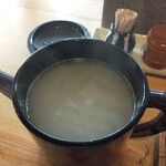 いし豆 - 濃厚そば湯