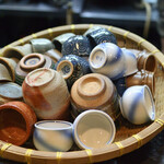 大納言本家 - 熱燗はこちらからお猪口が選べます