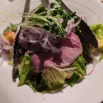 AngelFakeLEGAME - 前菜からローストビーフが添えられて豪華でした