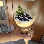 クレープ エメ - バナナホイップ＋チョコソース