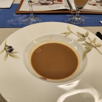 ル・ポットフー - ガスエビのスープ 濃厚で美味しかったです