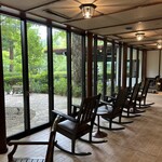 万平ホテル カフェテラス - 改装されたスペース（カフェテラスとは別です）