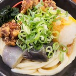 丸亀製麺 大須店 - ネギはタップリです。