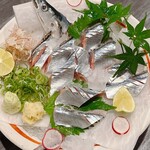 龍のかくれんぼ - 秋刀魚刺身②