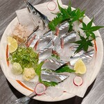 龍のかくれんぼ - 秋刀魚刺身①