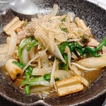 龍のかくれんぼ - 豚と〇〇のオイスターソース炒め③