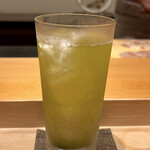 鮨 はしもと - 冷たい緑茶