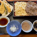 夢庵 - 料理写真:二色合盛り天せいろ1484円込