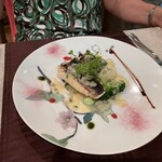 アダージオ - スズキと鮑 シャンパンソース