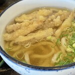 大右衛門うどん 天山店 - いりこの風味をよく感じる薄めで優しい出汁がうまい！