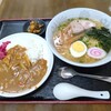 支那そば 大陸 - 料理写真:支那そば＋半カレーセット ￥1,000