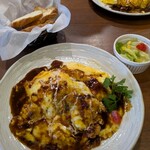 ラ・ガジガジ - 料理写真:オムライスランチセット　¥1,200（税込）