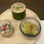 山田屋 - 鰻ざく他、前菜