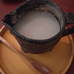 そばきり 日曜庵 - 蕎麦湯