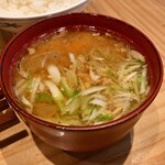 とんかつ ばんぶー - 豚汁