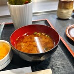 天麩羅の里　天 - 味噌汁