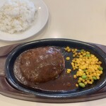 ガスト - 料理写真:チーズINハンバーグセット（ご飯大盛り）850円
