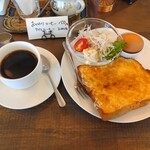 icoi.d'cafe - モーニング アーモンドトースト コーヒー