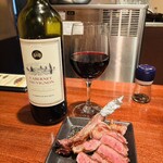 チャップ - 赤ワインとラムチャップ