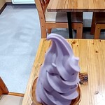 道の駅福光 なんと一福茶屋 - 料理写真:巨峰ソフトクリーム
