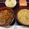 ヒラボク食堂 - ミニ蒲焼丼　豚汁セット