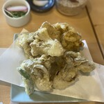 麦の杜 - 定番の舞茸てんぷら