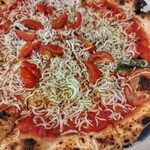 ピッツェリア　リッカ - しらすのトマトソースピザ