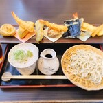 渋や - 天ざるそば(メニュー名は定かではない……)
