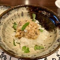 たでの葉 - 鮎の飯蒸し