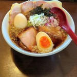 麺匠 粋や - 手揉みらぁめん  ( 醤油 )　チャーシュー＆味玉トッピング