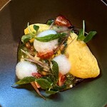 アルカナイズ - 朝食 卵料理（オムレツ ねばねば食材のソース）