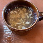 DURGA - 日替わりカレーセット　800円　のスープ