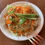 DURGA - 日替わりカレーセット　800円　のサラダ