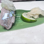 立食い寿司 根室花まる - ついおかわりしたサンマ