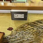 キッチン青海珈琲 - 座席付近に電源ありです