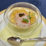 札幌グランドホテル - 北海道産甘海老とカリフラワーのムース
