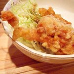 お母ん - 浜千鶏のからあげは美味でした。