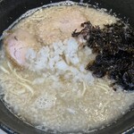 中華そば千の空 - 背脂煮干ラーメン900円