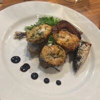 洋食ビストロ 一方美人 - 秋刀魚の香草パン粉焼き