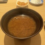 鮨 一二郎 - アサリの赤出汁