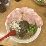 金麺と金蕎麦 - 特濃追いダブル煮干蕎麦・1400円