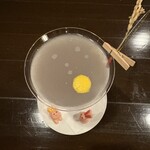 バー レスタカード - お月見をするウサギさん。このウサギさんはチョコです。食べます。ふははは。