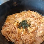 美登路 - ざるそばの方のセットの玉子丼