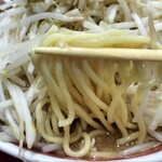 ラッキー食堂 まとや - 中太麺