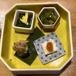 魚と酒 めから鱗 - お通し