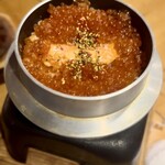 魚と酒 めから鱗 - 釜飯（鮭といくら）
