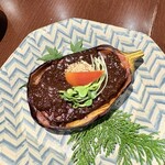 旬彩居酒屋 ねぎ - 米なすの田楽焼き