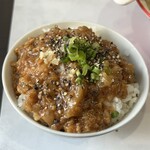 麺.丼 Dining 夢者 - 背徳の背脂メシ