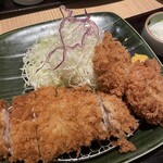 とんかつ 和幸 マークシティ渋谷店 - ロースカツ盛り合わせは食べ比べにぴったり