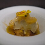 Élan - ランチコース 7865円 のル・レクチェ 王林 和栗 レモン シャンパーニュのはちみつ